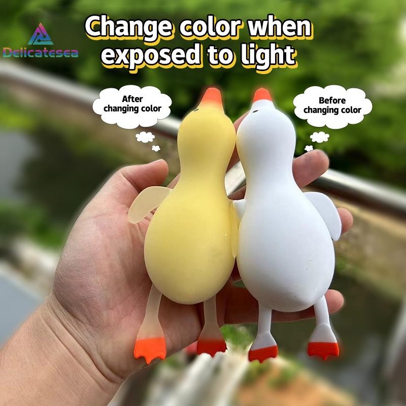 [Delicatesea] ของเล่นป้องกันความเครียดเปลี่ยนสีน่ารักหัวใจกระต่ายบีบของเล่นอยู่ไม่สุข Squishy Anti Stress ตลกความเครียดบรรเทาสําหรับเด็กผู้ใหญ่ของขวัญใหม่