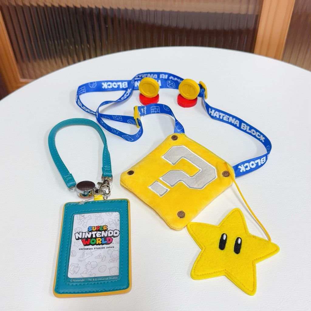 Super Mario Card Holder Gift for KIDS Super Mario Bros พวงกุญแจสำหรับบัตรประจำตัวนักเรียน