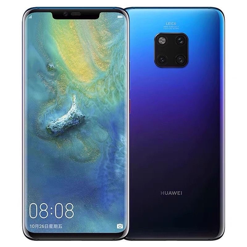 โทรศัพท์มือสอง Huawei Mate20 Pro หน้าจอโค้งขนาดใหญ่ หน้าจอเดิม Kirin 980 สองซิม NFC Kirin 980 ของแท้