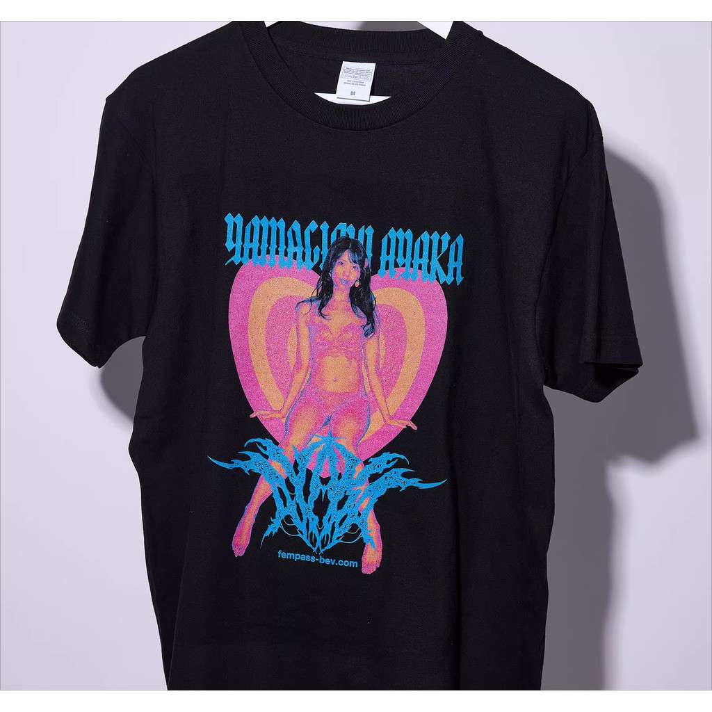 ผ้าฝ้ายแท้ YAMAGIISHI AYAKA Yamashima Ayama Portrait พิมพ์อเมริกันผู้ชายผู้หญิง Street Wear อินเทรนด