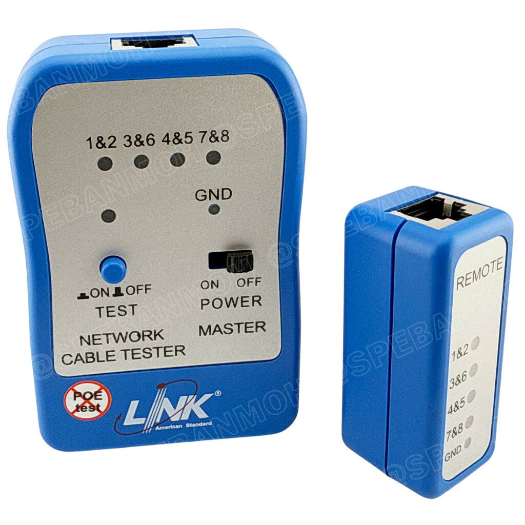 [ 1 ชิ้น ] TX-1302 เครื่องทดสอบสายแลนด์ US-8010 LINK Cable Tester TX1302 interlink UTP CABLE TESTER เครื่องมิอ TEST ส...
