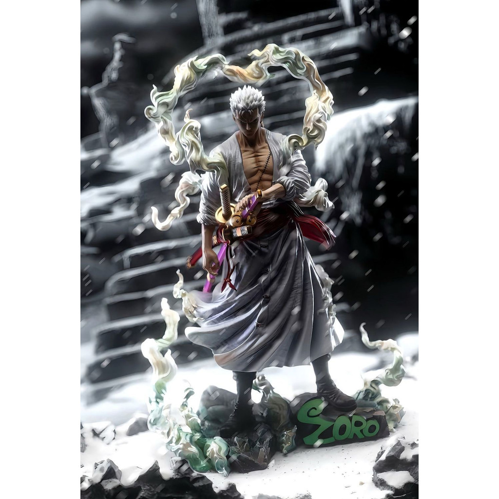 จัดส่งฟรีโมเดลวันพีซ TIF นิกะ โซโล ซีรีส์ย้อนกลับ พระเจ้าแห่งดวงอาทิตย์ โซโล ฟิกเกอร์อนิเมะของขวัญบรรจุกล่อง