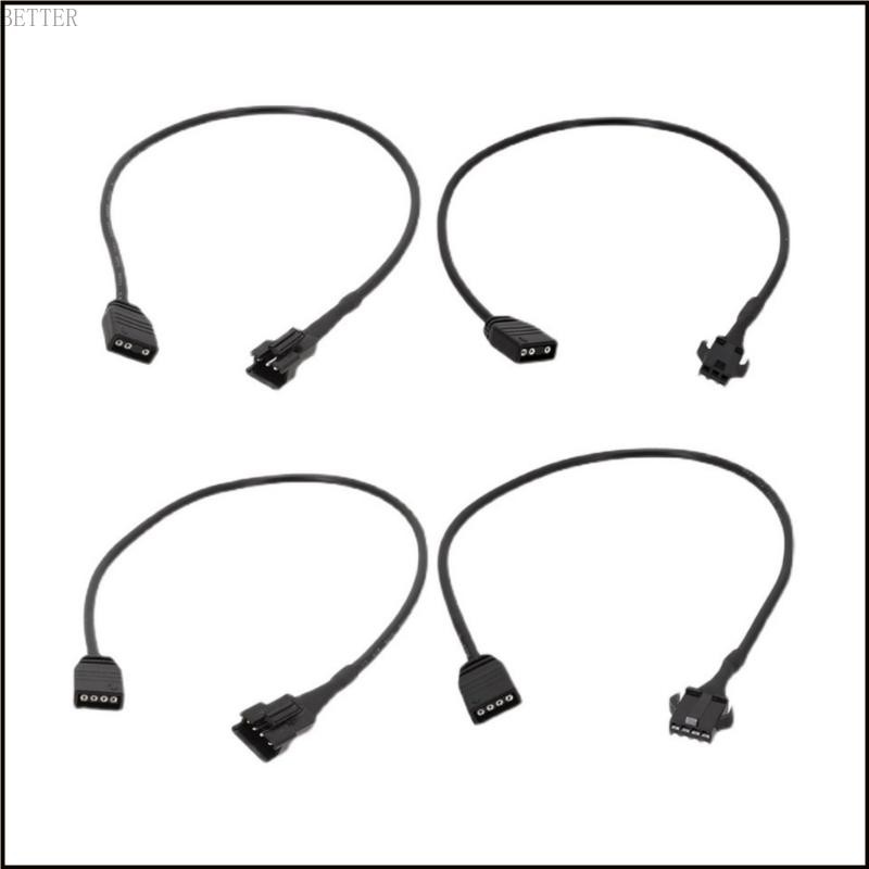 BETT ARGB Extension Cable เข้ากันได้กับ DEEPCOOL Lian Li PC ARGB Connectors สายไฟ