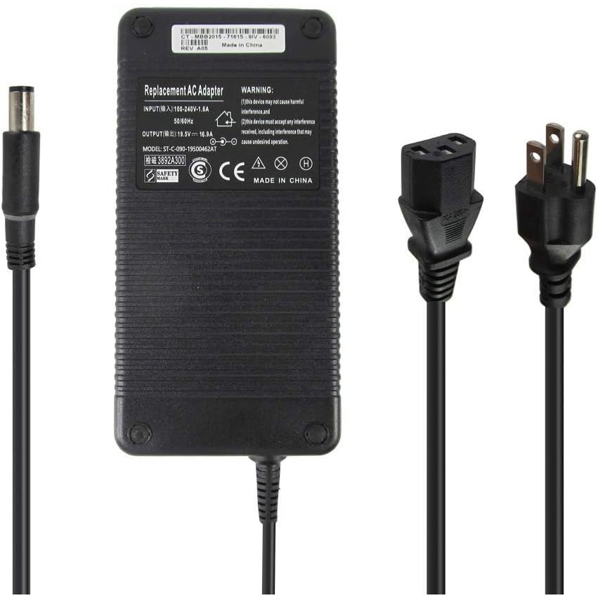 ใหม่ 19.5V 16.9A 330W AC Adapter Power Supply Charger ใช้งานร่วมกับ Dell Alienware M18x R1 R2 R3 X51