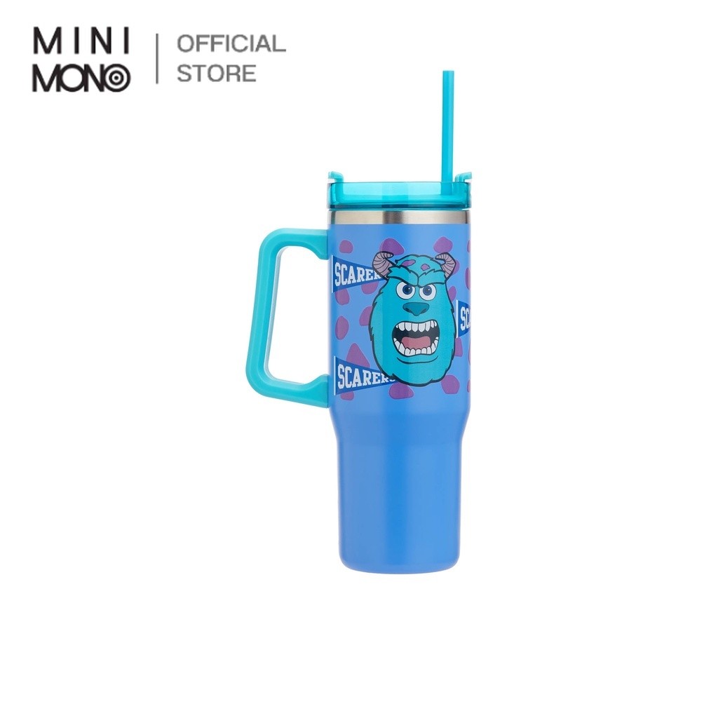 Mini Mono แก้วน้ำ ขนาด 900 มล. ลาย Monster สี Asagi