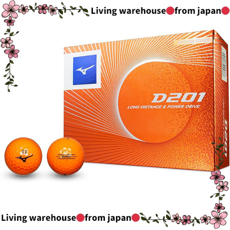 hello from japan
MIZUNO D201 Golf Balls - 1 Dozen (12 Balls) - Distance Type - Suitable for Head Spe