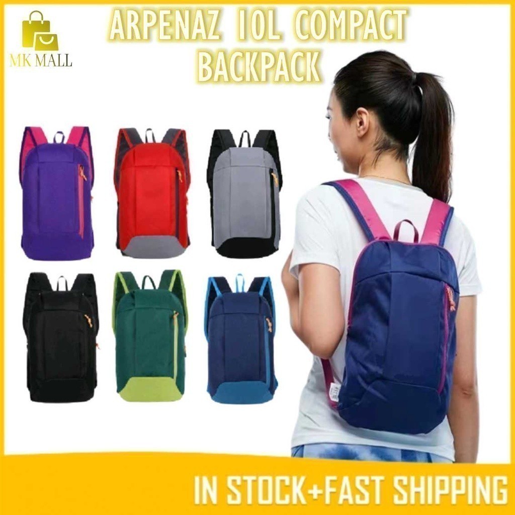 MKMALL BACKPACK /10L Casual All in One Bag Backpack Compact Small Travel Bag Outdoor Backpack [BG26-