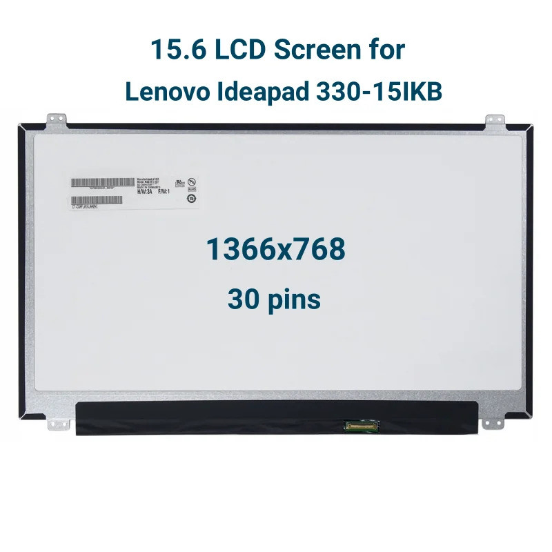 สําหรับ Lenovo Ideapad 330-15IKB lenovo ideapad 330 15ikb แล็ปท็อปหน้าจอ lcd HD 1366x768 จอแสดงผล 15