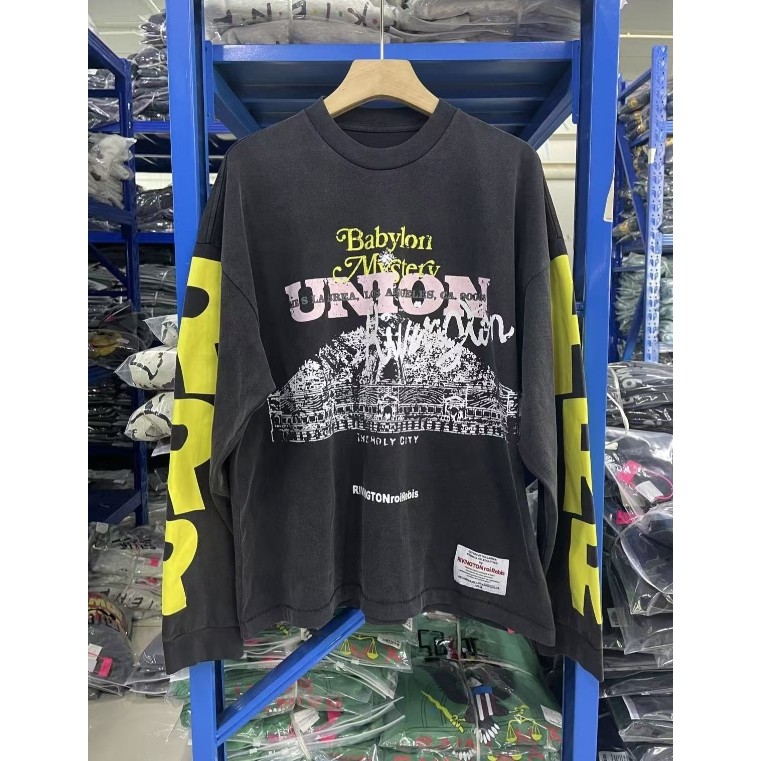 คุณภาพสูง RRR-123 x Limited Capsule Series เสื้อยืดแขนยาว Babylon Mystery