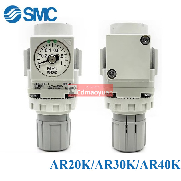 SMC Backflow ประเภทวาล์วลดความดัน AR20K/AR30K/AR40K-01/02/03/04G/E/H/BE/BG/GH-B