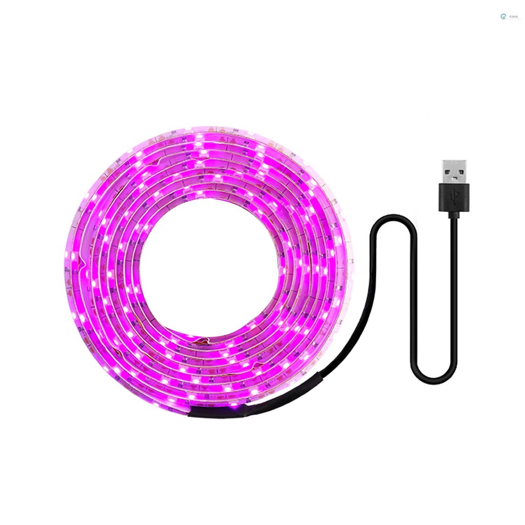 Led Grow Light Full Spectrum USB Grow Light Strip 5M 2835 SMD DC5V LED Phyto เทปสําหรับเมล็ดพืชดอกไม