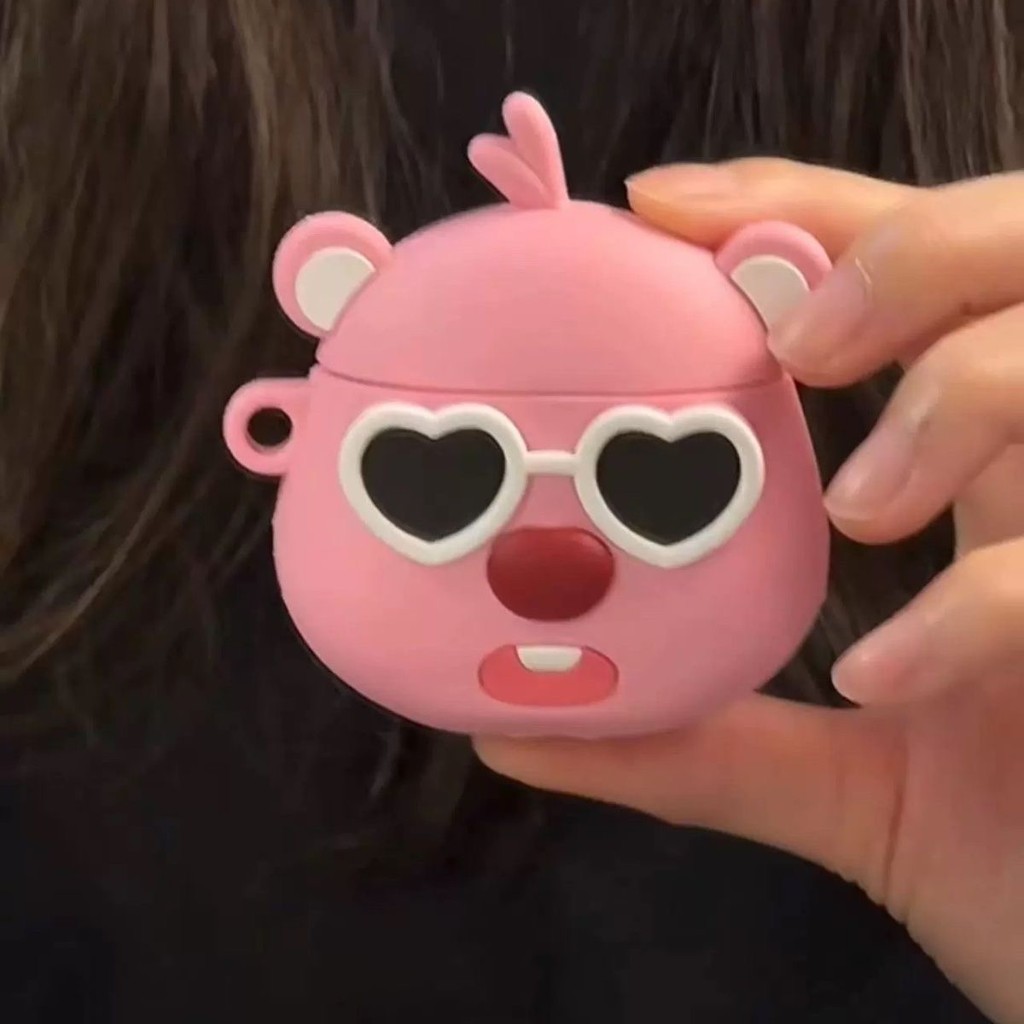 สําหรับ แอร์พอด Airpods 4 2024 เคส Case เคสหูฟังซิลิโคนบุคลิกภาพการ์ตูนเม่นมังกรดําลูกสุนัข 100 สไตล์ - รูปที่ 5