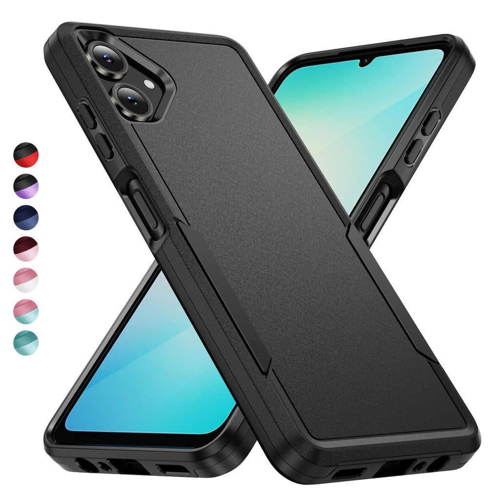 SAMSUNG สําหรับsamsung Galaxy A16 A06 A35 A55 A25 A15 A05S A24 A54 A14 A73 A53 A33 4G-5G Slim Hard PC + Soft TPU Heavy Dutyกันกระแทกป้องกันTough Anti-Scratchเคสโทรศัพท์
