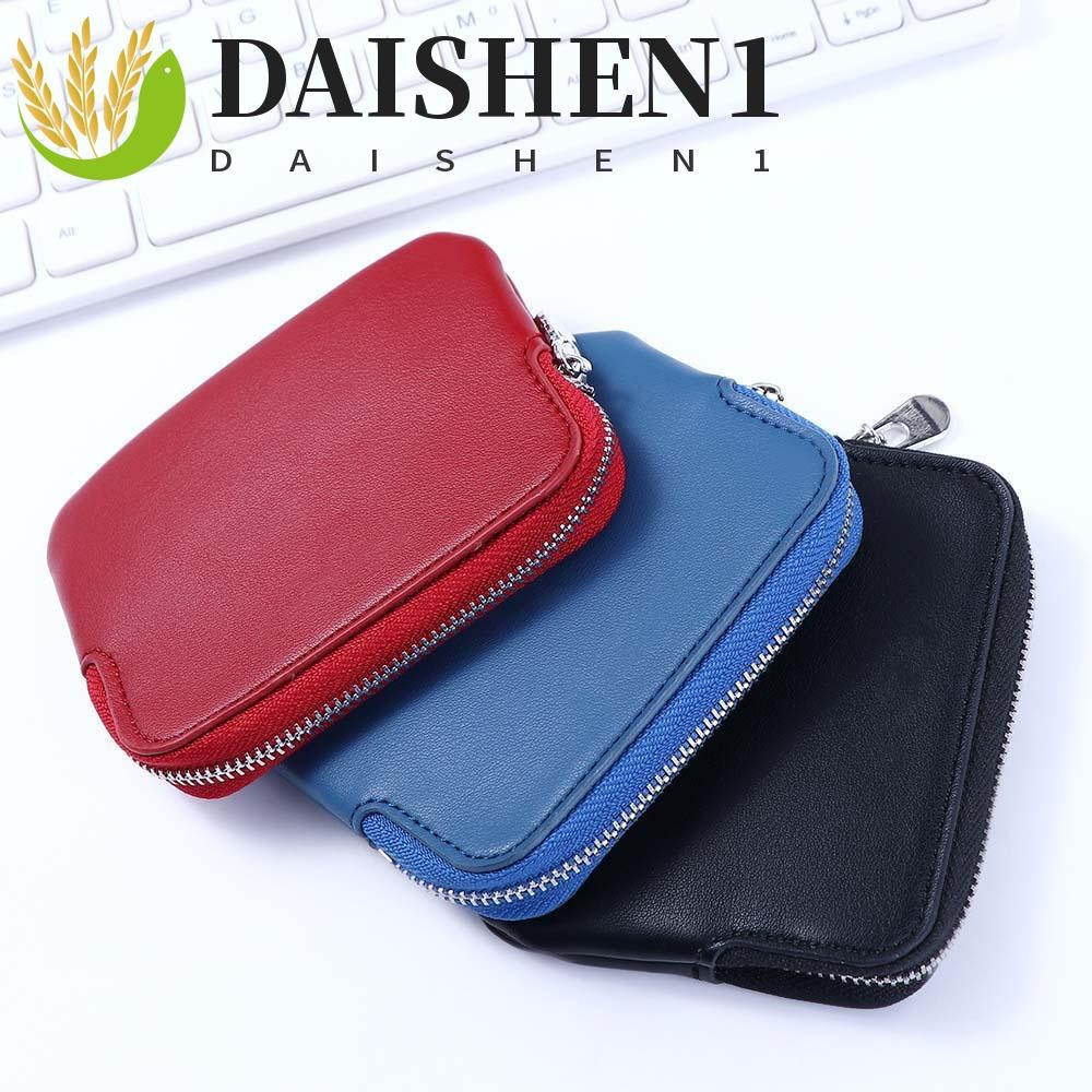 Daishen1 กระเป๋าสตางค์ หนัง PU ใบเล็ก ใส่เหรียญได้ แฟชั่นสําหรับสตรี