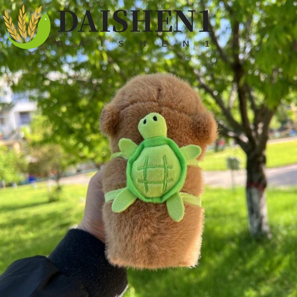 Daishen1 กําไลข้อมือ ตุ๊กตาสัตว์ฟันแทะ คาปิบาราจําลอง แบบนิ่ม ของเล่นสําหรับเด็ก