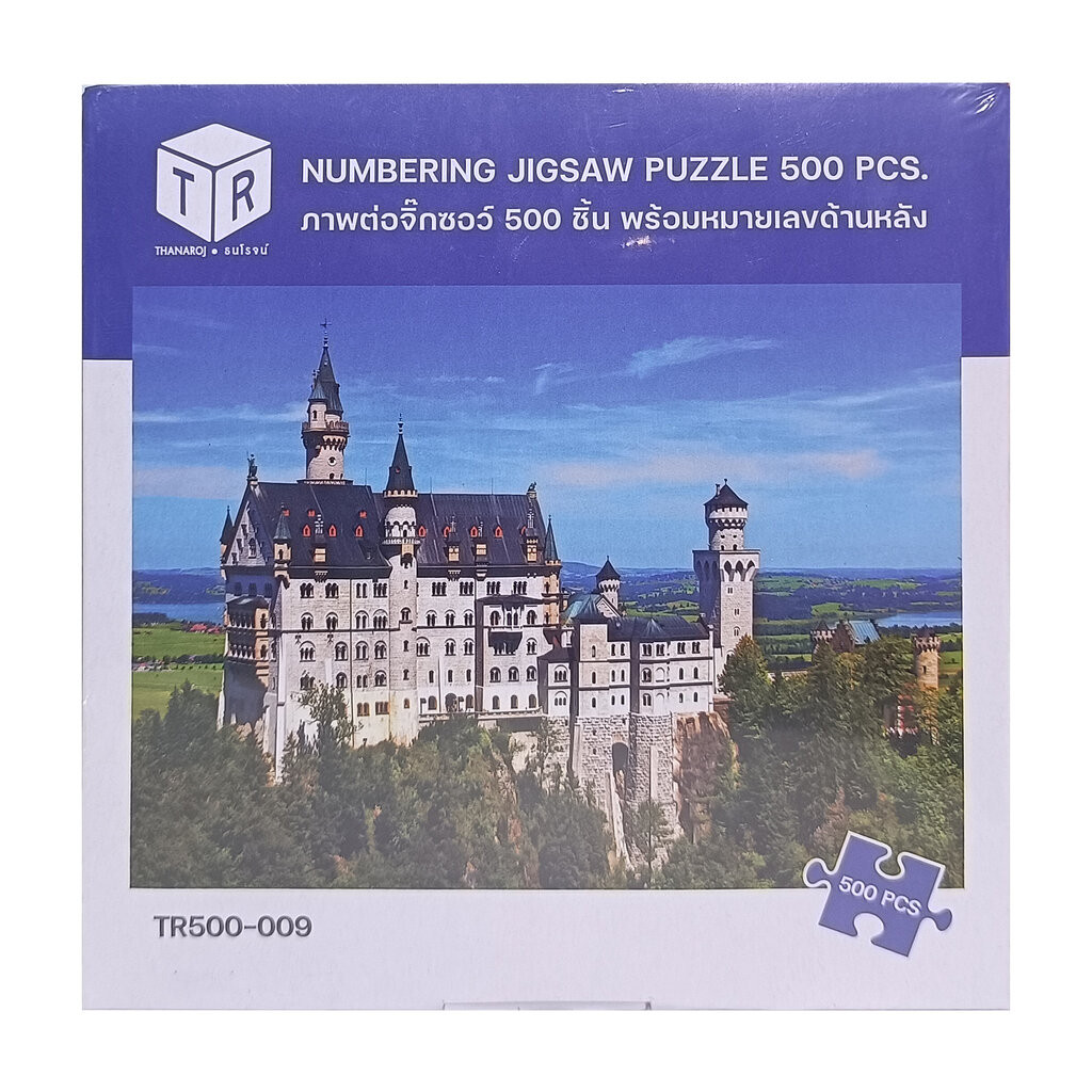 Jigsaw Puzzle ตัวต่อจิ๊กซอว์ 500 ชิ้น TR500-009 Architecture สิ่งก่อสร้าง Schloss Neuschwanstein Bav