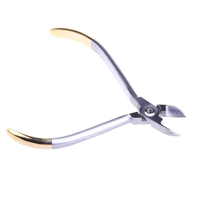 ทันตกรรมคีมสแตนเลส Distal End เครื่องตัด Plier คีมตัดลวดเครื่องมือทันตกรรม