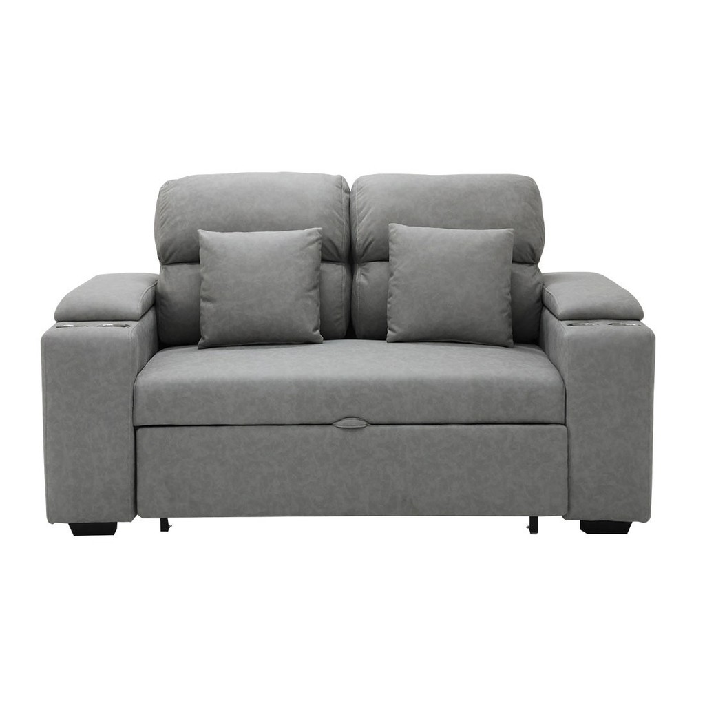 SB Design Square โซฟาเบด รุ่น Thiago สีเทา (181x102x103 ซม.) แบรนด์ KONCEPT FURNITURE