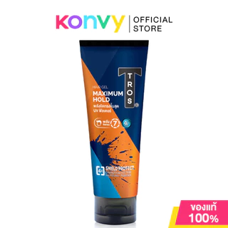 TROS Hair Gel ทรอส ผลิตภัณฑ์จัดแต่งทรงผม 115ml (Ai Natural Look/Ai Maximum Hold/Extra Hold)