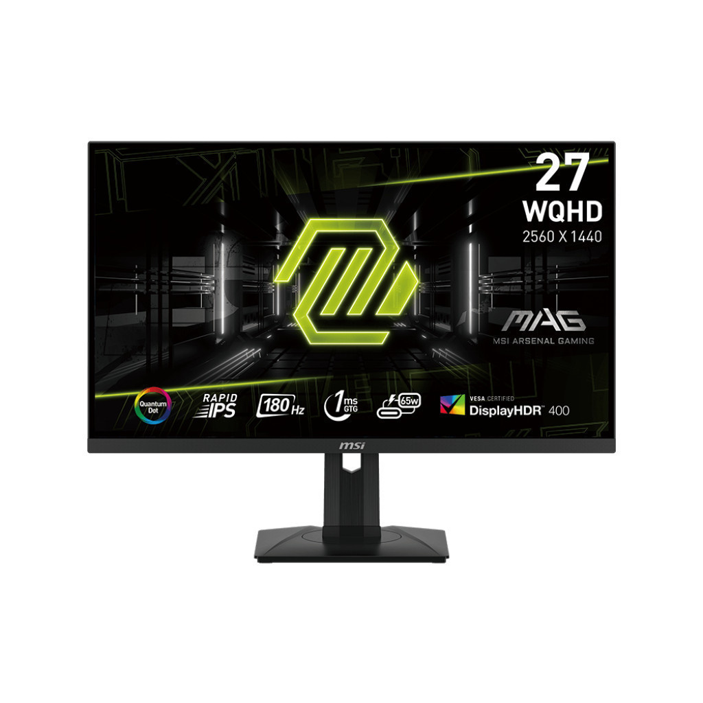 MSI Monitor MAG 274QRF QD E2 27" IPS 2K WQHD, 180Hz (1ms, DP, HDMI) DCI-P3 98%,SRGB 150% HDR 400 ประ