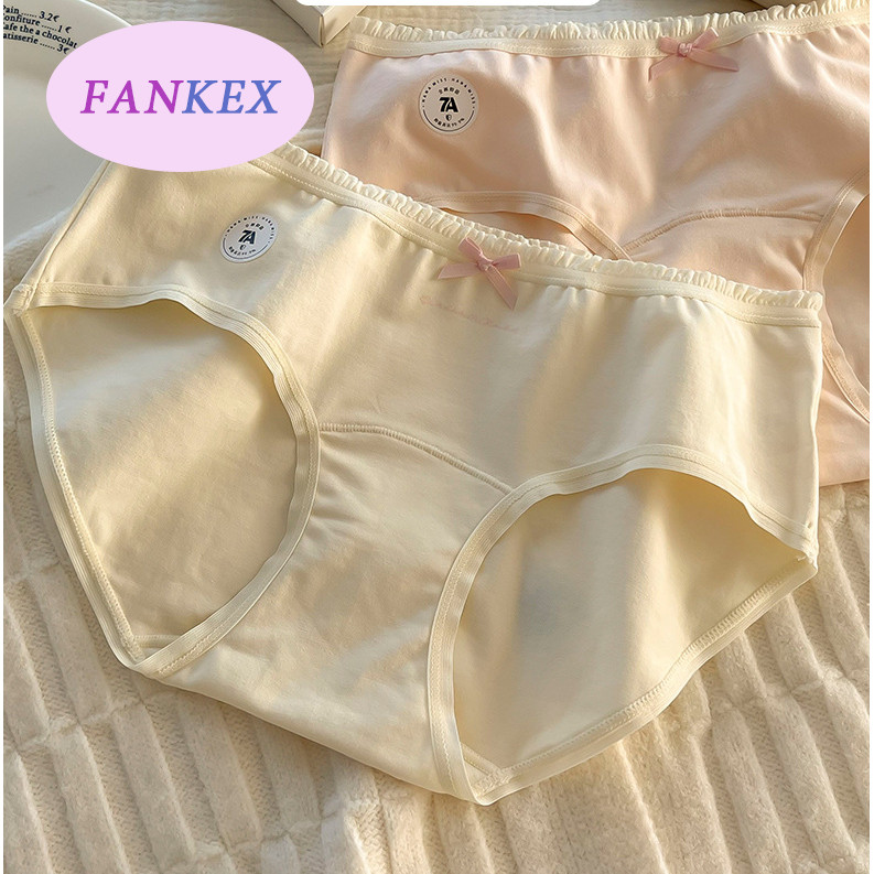 กางเกงชั้นในสตรี Bacteriostatic / Class A กางเกงชั้นในผ้าฝ้ายระบายอากาศ / เป้าด้านในผ้าฝ้าย / กางเกงชั้นในสามเหลี่ยม / กางเกงชั้นใน