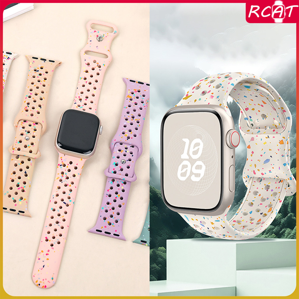 กีฬาซิลิโคนสำหรับ for Apple Watch Ultra/SE 3 2 49 มม.46 45 41 44 40 42 38 มม.นาฬิกา for iWatch Series 11 10 9 8 7 6 5 4