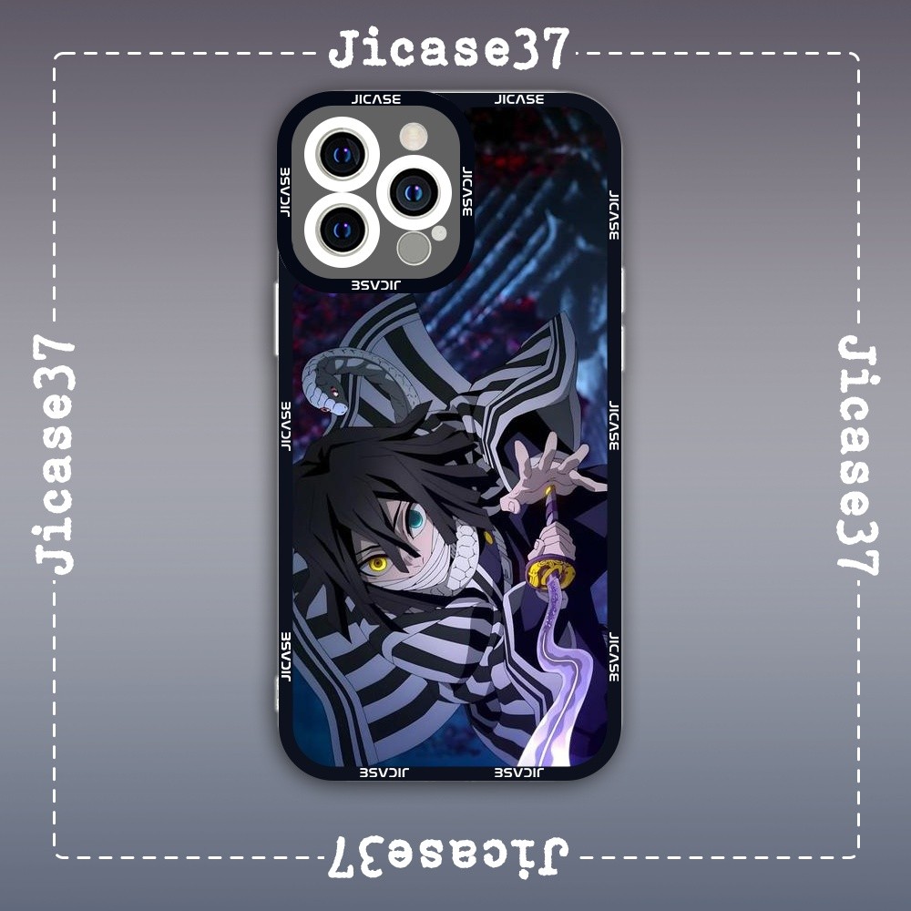 เคส iPhone Square Edge Samsung Xiaomi Oppo Anime Kimetsu no yaiba Demon Slayer Sword Character Obana