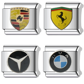 Creative ส่วนบุคคลสร้อยข้อมืออิตาเลี่ยนโมดูลโลโก้รถ Series D…