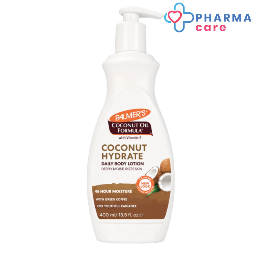 Palmer’s Coconut oil Body Lotion 400 ML.โลชั่นทาผิวกาย สารสกัดจากน้ำมันมะพร้าว ปาล์มเมอร์ [PC]
