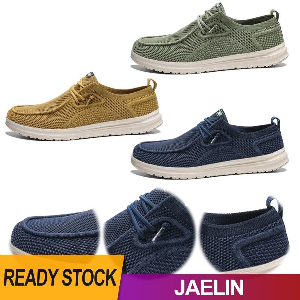 Men Walking Shoes Extra Wide Slip On Shoes with Arch Support for Work Traveling [Jaelin.th]