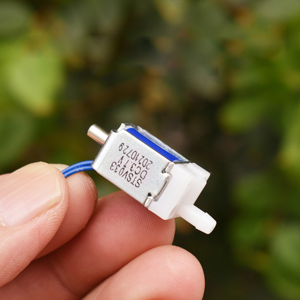 DC3.7V 0.25A Solenoid วาล์ว Air Release วาล์ว DC 3V 4.5V 5V ปกติเปิด N/O 2 ตําแหน่ง 2 ทิศทางแม่เหล็ก