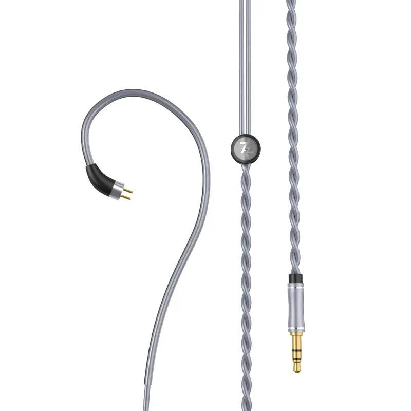7hz G1 หูฟัง 10 มม.แบบไดนามิกชนิดใส่ในหู Monitor หูฟังเพลง Hifi ที่มีเสถียรภาพ 0.78 มม.2 พินสายเปลี่ยนได้