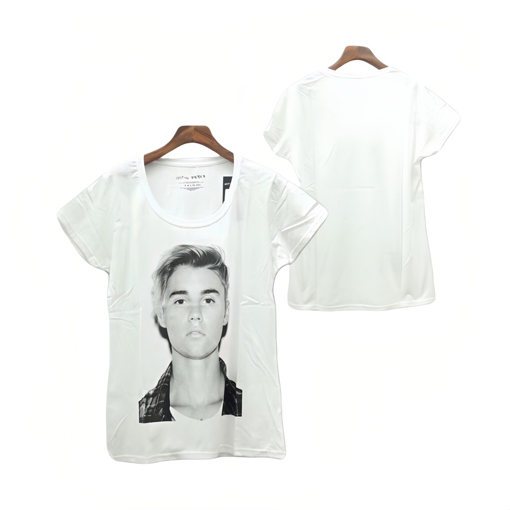 ECUPPER เสื้อยืด Justin Bieber สินค้าลิขสิทธิ์แท้100% tee