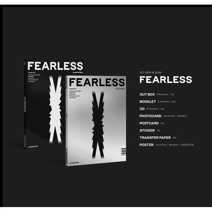 อัลบั้ม LE SSERAFIM FEARLESS ไม่แกะ พร้อมส่ง