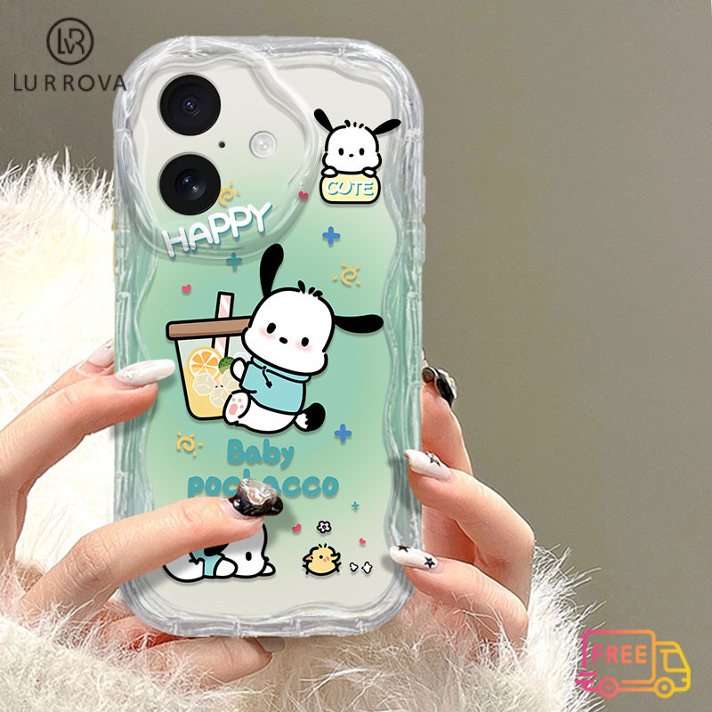 case for Samsung A35 A55 A05 A05s A06 A15 A16 A12 A52 A54 A03 A04 A13 A14 A20 A23 A24 A32 A34 A50 A51 A73 S24FE S21FE S22ULTRA S23FE S23ULTRA Pacha Dog ถือเคสโทรศัพท์ TPU กันกระแทกชานม