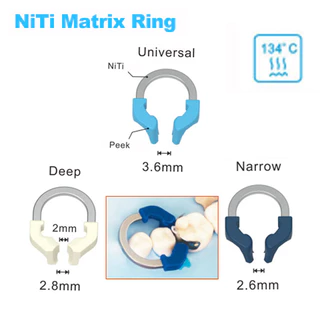 Dental Matrix Bands Sectional Contoured Matrix System โลหะ Matrices Matrix Clamp นิกเกิลไทเทเนียม Clamping แหวนเครื่องมือทันตแพทย์