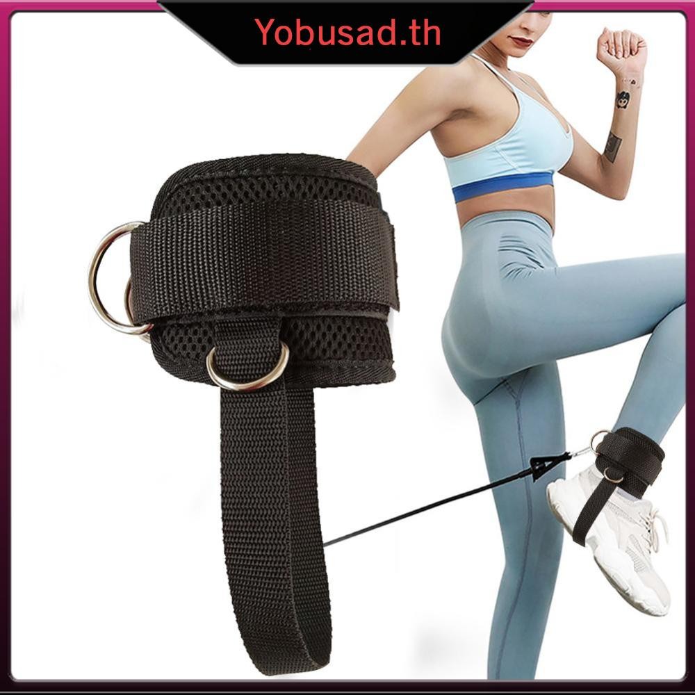 [Yobusad.th] Ankle Strap Cuff Butt Strap สายรัดเท้าที่สะดวกสบายสําหรับออกกําลังกายฟิตเนส