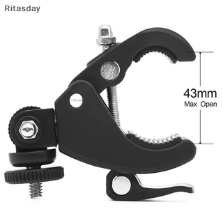 Ritasday Quick Release สกรู Clamp จักรยาน Handlebar Mount 1/4 ขาตั้งกล้องสําหรับกล้อง DV ใหม่