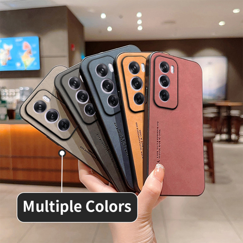 Lenuo หรูหราหนังเคสโทรศัพท์สําหรับ ออปโป้ Oppo Reno 13 12 12F 11F 11 10 Pro Plus Pro+ 5G Case ปลอกแฟชั่นคู่รุ่นกันกระแทกป้องกันปกหลัง ราคา ถูกที่สุด ดีลบีเคเค แกลเลอรีภาพที่ 2
