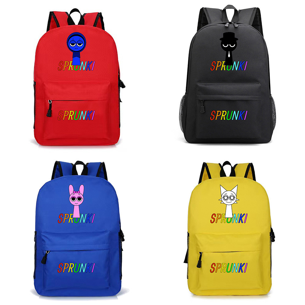 Dingyuan Sprunki Jevin Wanda Pinki นักเรียนความจุขนาดใหญ่ระบายอากาศการพิมพ์กระเป๋าแฟชั่น