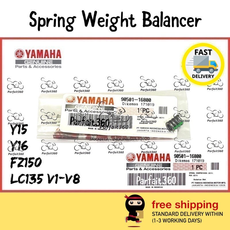 90501-16800 Y15ZR / Y16ZR / LC135 V1-V8 / FZ150 Spring Compression Weight Balancer Balancing Engine 