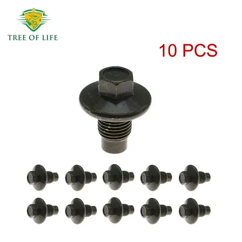 10X M14*1.5 Engine Oil Pan Drain Plug Screw Bolt For Ford Mazda Jaguar Volvo Land Rover Jeep Dodge C