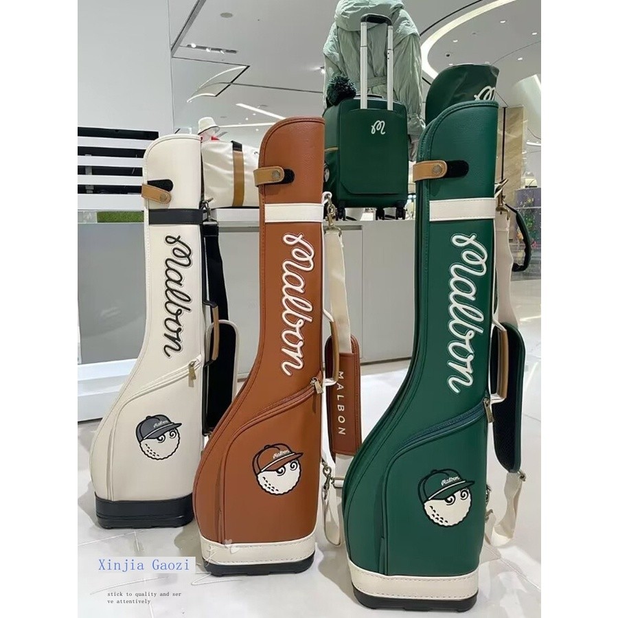 พร้อมส่ง Golf Bag ใหม่ กระเป๋าสะพายไหล่ น้ําหนักเบาพิเศษ เหมาะกับการพกพาเล่นกอล์ฟ สไตล์เกาหลี สําหรับผู้ชาย และผู้หญิง QB082