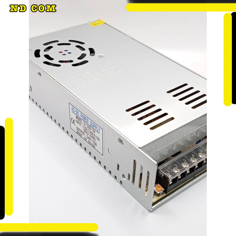 สุดคุ้ม! สวิตซ์ชิ่ง พาวเวอร์ซัพพลาย 24v15a s.w24v15a พาวเวอร์ซัพพลายสวิชชิ่ง