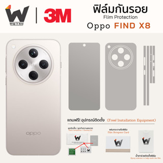 ฟิล์มกันรอย Oppo Find X8 / FindX8 ฟิล์มรอบตัว ฟิล์มหลัง Skin…