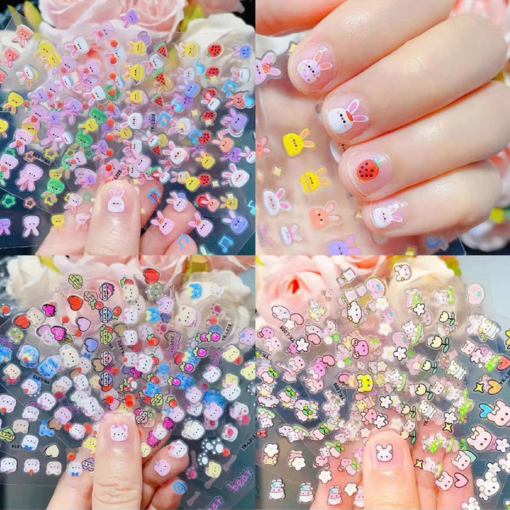 สติกเกอร์ติดเล็บลายการ์ตูนสำหรับเด็ก