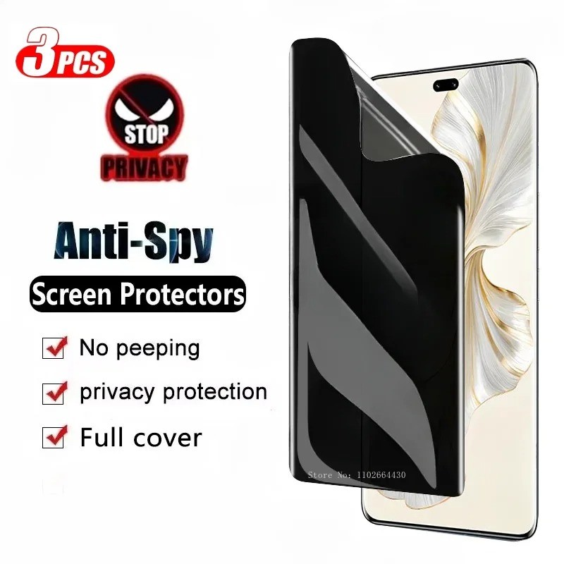 3pcs Anti Spy ความเป็นส่วนตัว HD Hydrogel ฟิล์มสําหรับ vivo G2 G1 Y300 Y200t Y200i Y200e Y200 + Y200