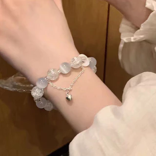 COD💖สร้อยข้อมือลูกปัดผีเสื้อ สร้อยข้อมือลูกปัดสีสันสดใส แฟชั่น ระดับไฮเอนด์ เหมาะกับของขวัญ แฟชั่นสําหรับสตรี 2025-Lune