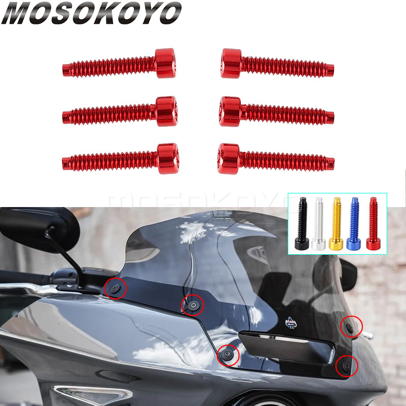 Gสำหรับ Harley softail Rider ST fxlrst 117 2022-up M5 T27กระจกบังลมสกรูสลักเกลียวดีน็อตสกรูอุปกรณ์เส