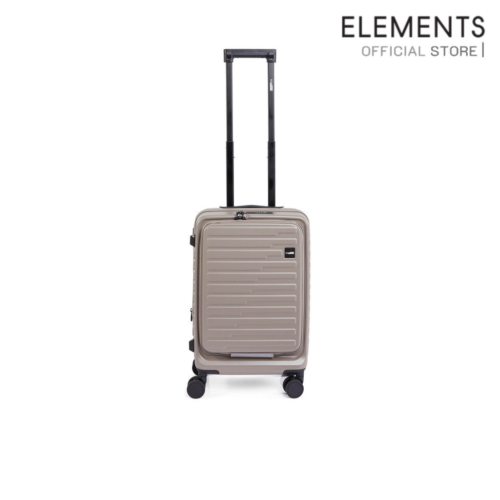 ELEMENTS ZJ87 กระเป๋าเดินทางชนิดแข็ง Front Open PC  แข็งแรงทนทาน พร้อมซิปขยายข้าง ประกัน 1ปี